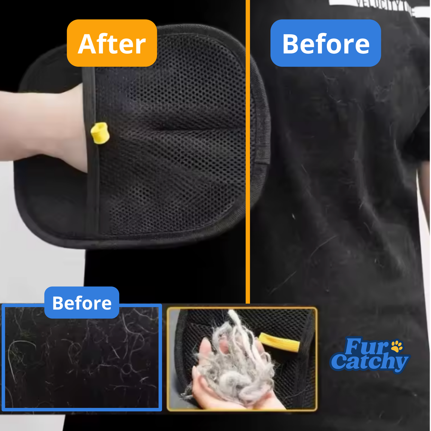 FurCatchy™ Electrostatic Pet Hair Remover